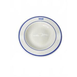 U.S. Navy Wardroom China Square Knot Insignia by Shenango China Bread Plate
